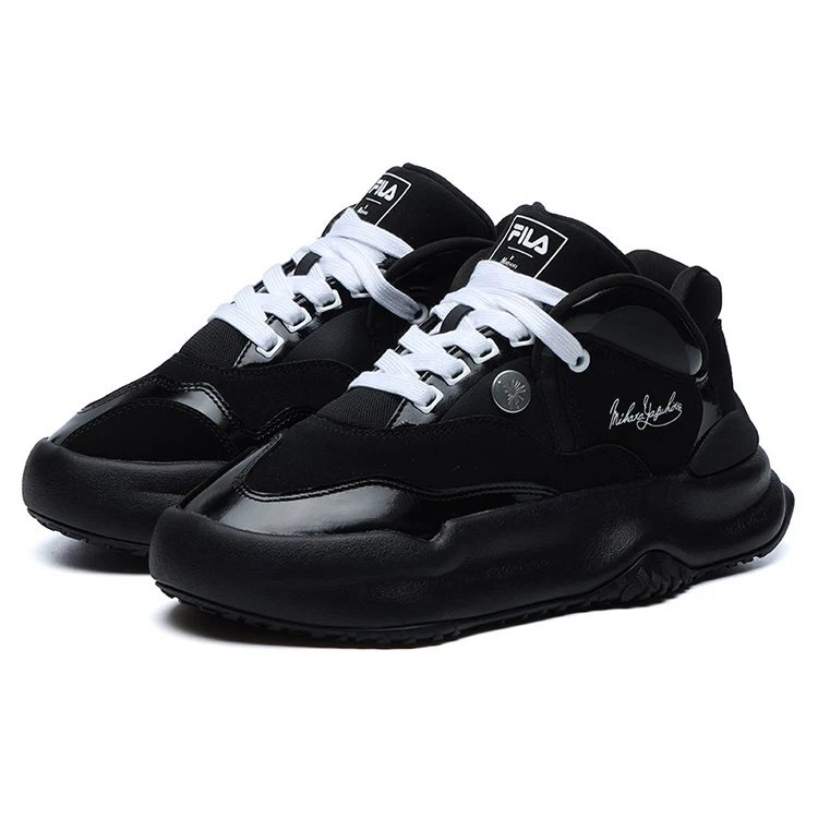 Mode-Sneaker, Low-Top-Laufschuhe, Schwarz