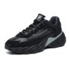 Mode-Sneaker, Low-Top-Laufschuhe „Schwarz Grau“