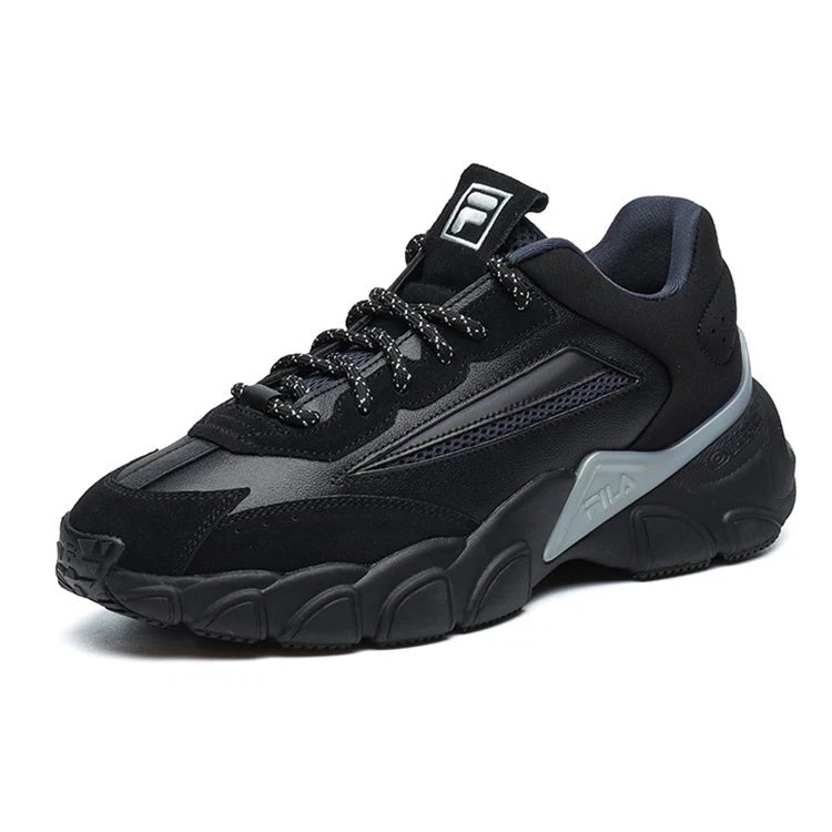 Mode-Sneaker, Low-Top-Laufschuhe „Schwarz Grau“