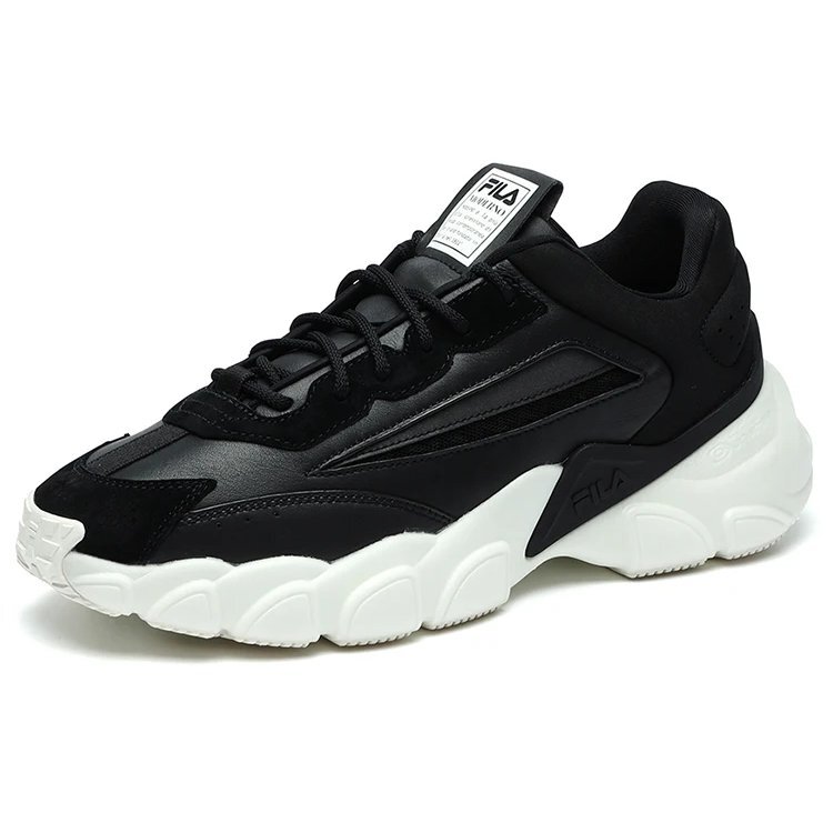 Mode-Sneaker, Low-Top-Laufschuhe, Schwarz/Weiß