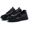 Mode-Sneaker, niedrige Laufschuhe, Schwarz/Grau