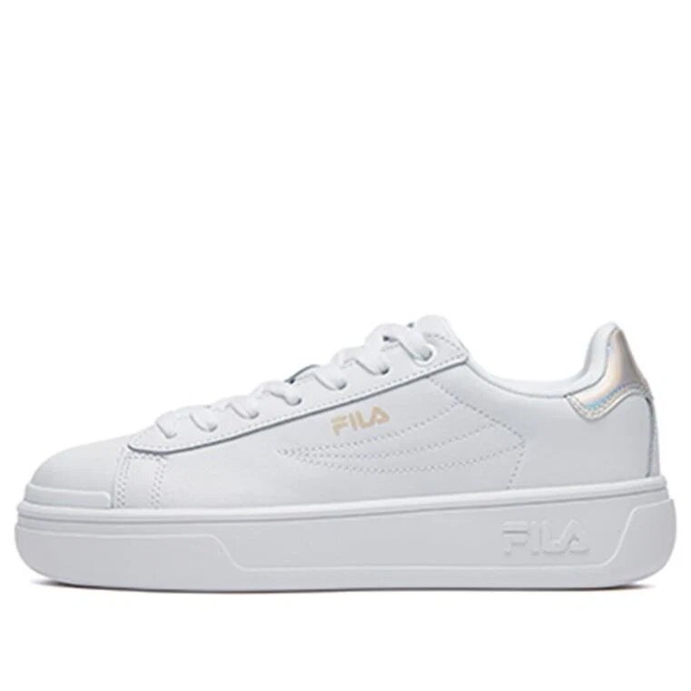 Modische Flatform-Sneaker Weiß