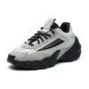 Modische Sneaker, Low-Cut, Grau