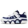 Niedrige Basketballschuhe „White Navy“