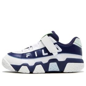 Niedrige Basketballschuhe „White Navy“