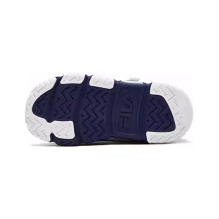 Niedrige Basketballschuhe „White Navy“
