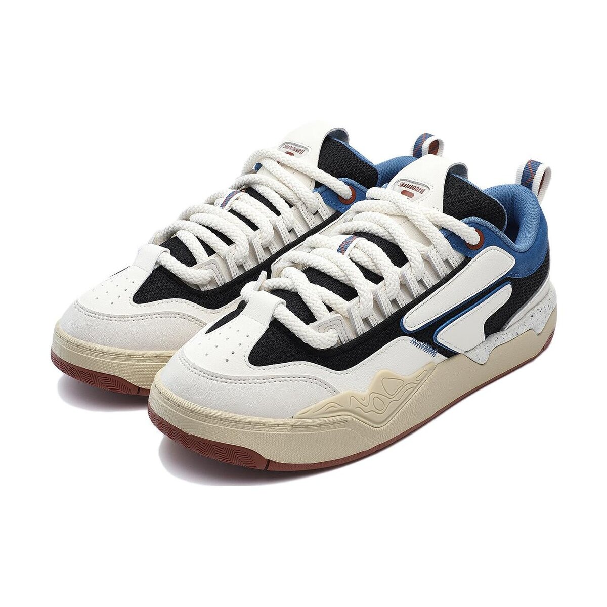 Nollie-Skateschuhe „White Blue“