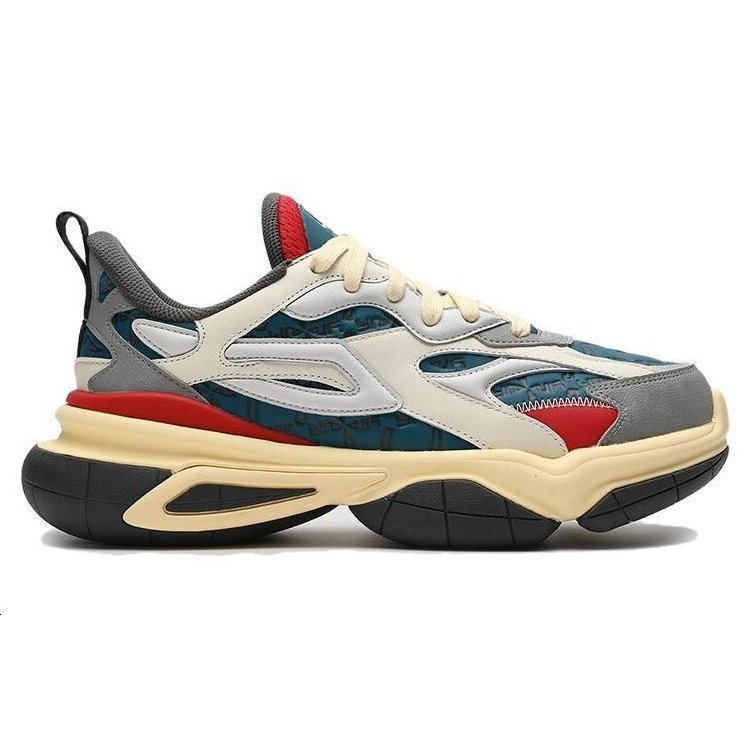 NUCLEO ICONA Chunky Sneakers „Weiß Grau Blaugrün“