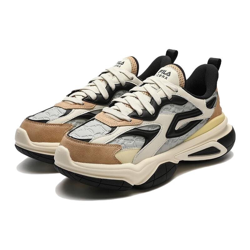 NUCLEO ICONA Chunky Sneakers „Weiß Grau Braun“