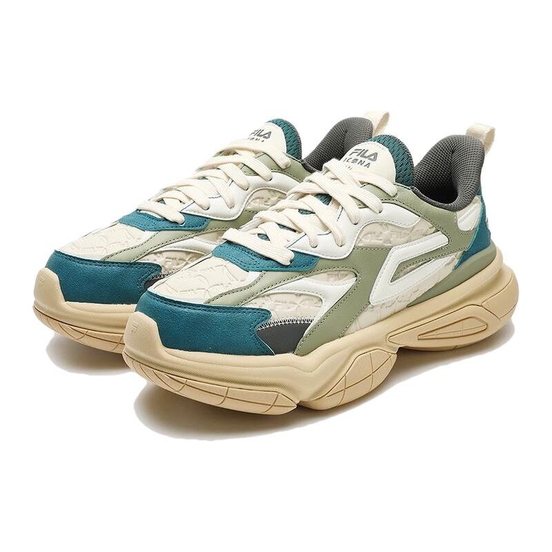 NUCLEO ICONA Chunky Sneakers „Weiß, Grün, Blaugrün“