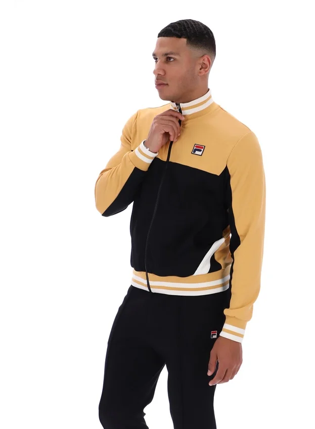 Oak Buff Tie Breaker Jacke mit Trichterkragen