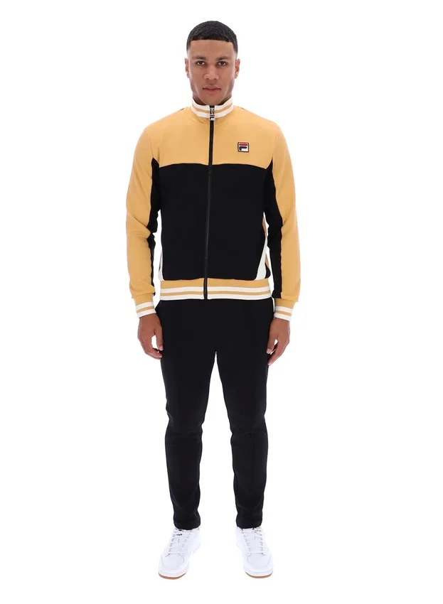 Oak Buff Tie Breaker Jacke mit Trichterkragen