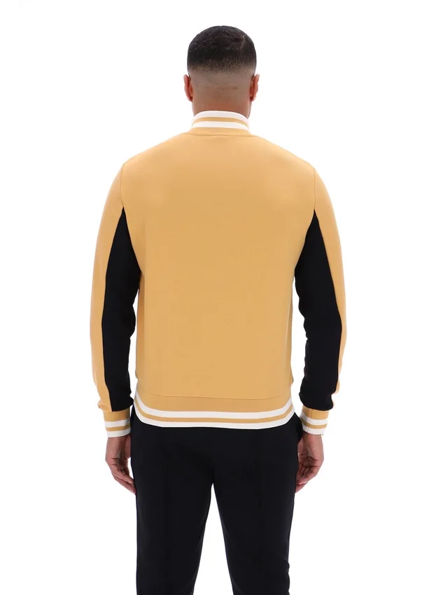 Oak Buff Tie Breaker Jacke mit Trichterkragen