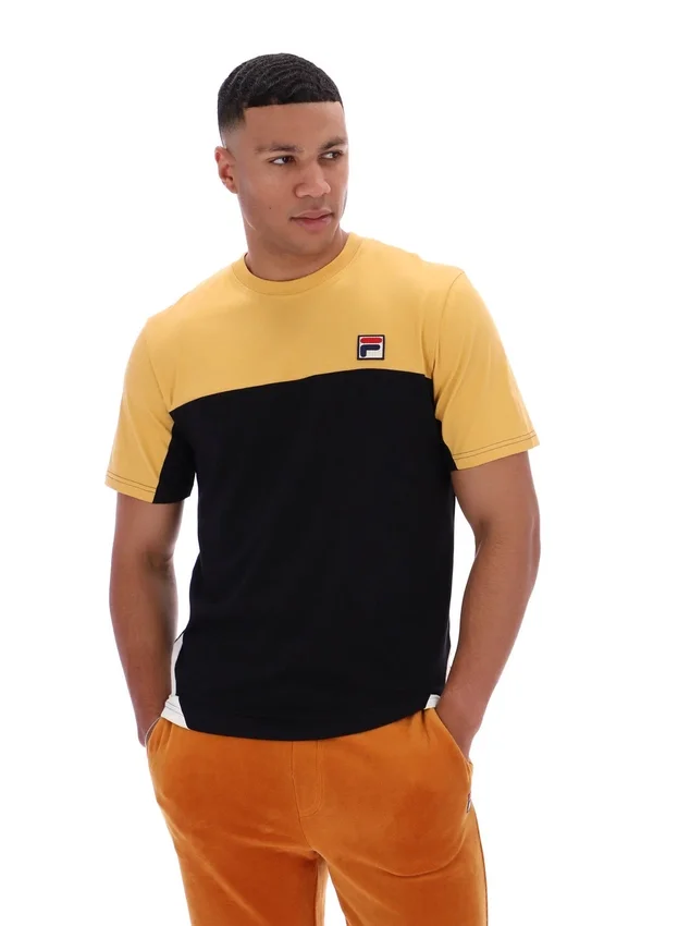 Oak Buff Tiebreaker Colour-Block-T-Shirt