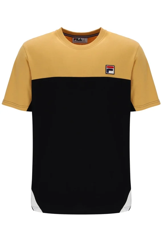 Oak Buff Tiebreaker Colour-Block-T-Shirt