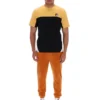 Oak Buff Tiebreaker Colour-Block-T-Shirt