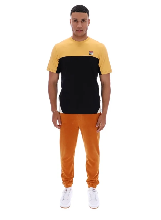 Oak Buff Tiebreaker Colour-Block-T-Shirt