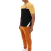 Oak Buff Tiebreaker Colour-Block-T-Shirt