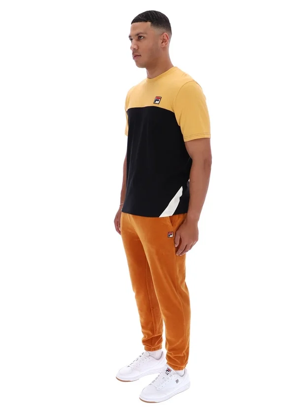 Oak Buff Tiebreaker Colour-Block-T-Shirt