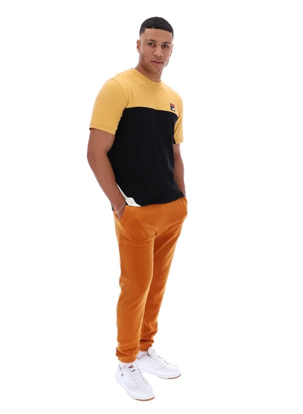 Oak Buff Tiebreaker Colour-Block-T-Shirt