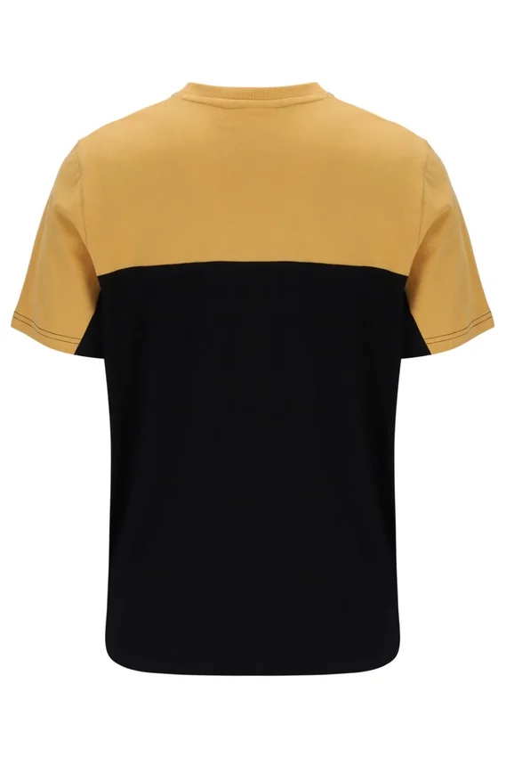 Oak Buff Tiebreaker Colour-Block-T-Shirt