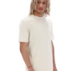 Oatmeal Benjiman Unisex-T-Shirt mit kurzen Shorts