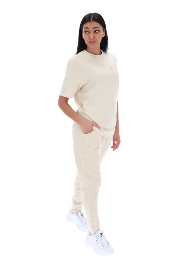 Oatmeal Benjiman Unisex-T-Shirt mit kurzen Shorts