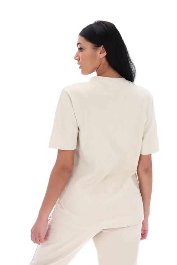 Oatmeal Benjiman Unisex-T-Shirt mit kurzen Shorts
