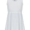 Off-White-Mesh-Jersey-Kleid für Damen mit integrierten Shorts