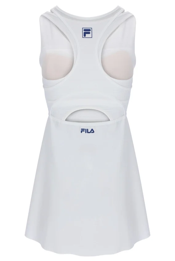 Off-White-Mesh-Jersey-Kleid für Damen mit integrierten Shorts