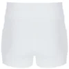Off-White-Mesh-Jersey-Kleid für Damen mit integrierten Shorts