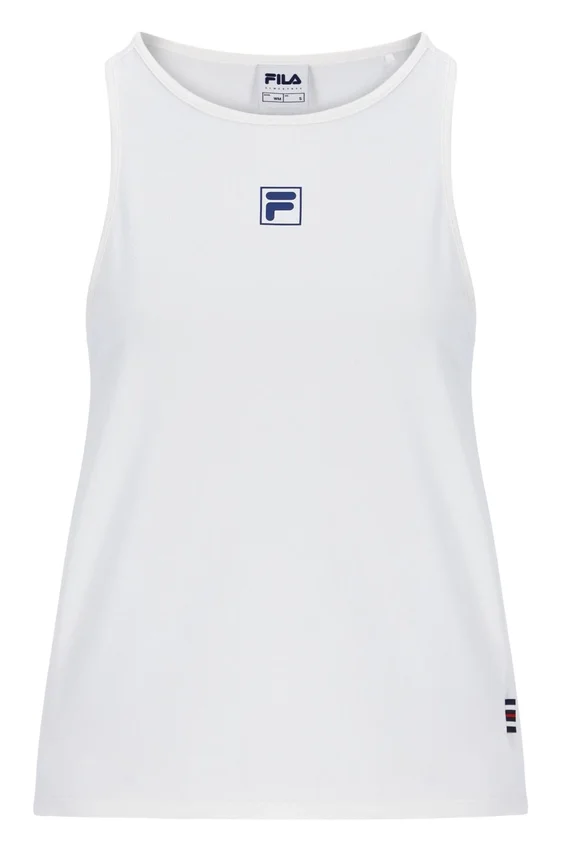 Off-White Ärmelloses Tennis-Top für Damen