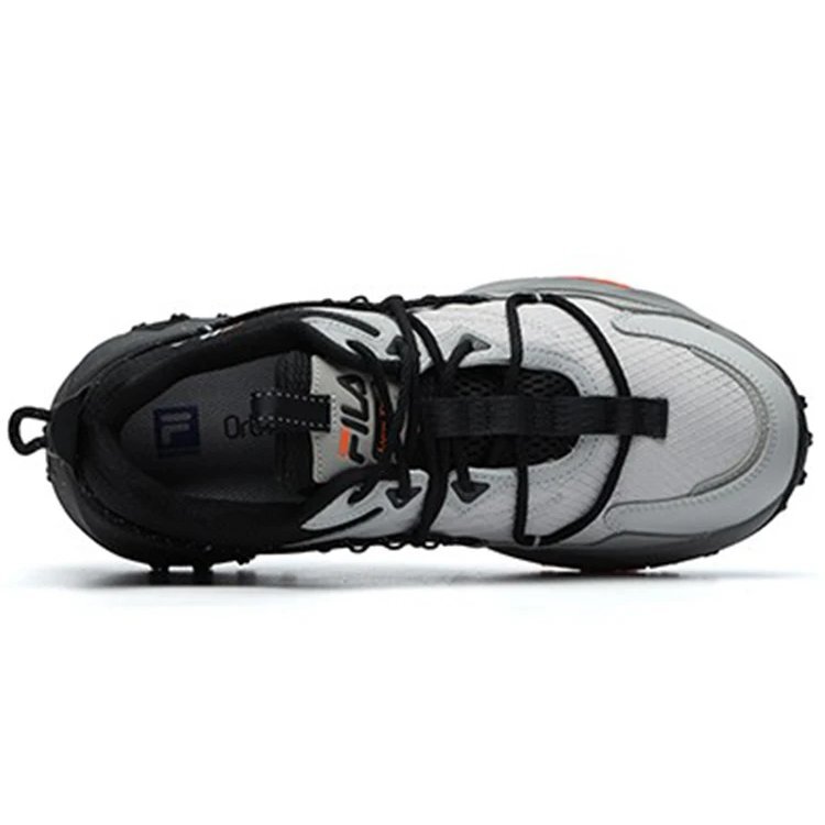 Outdoor-Laufschuhe „Schwarz Grau Orange“