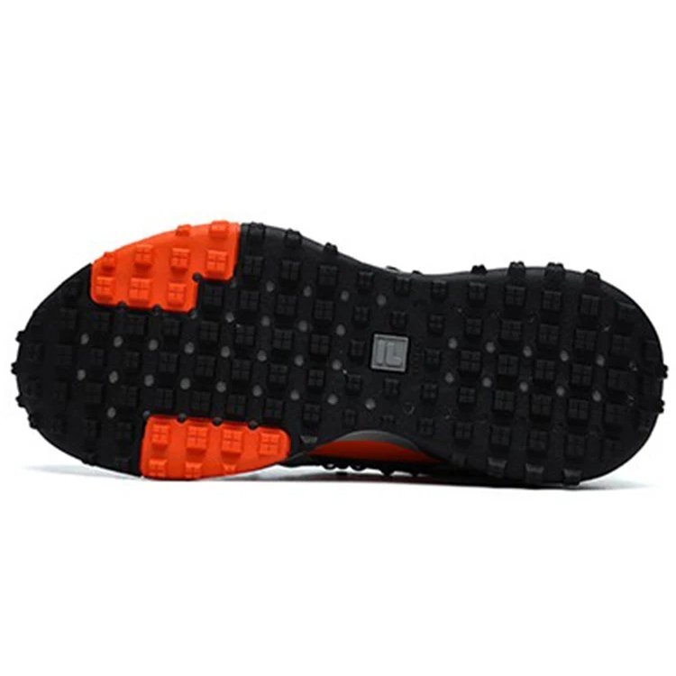 Outdoor-Laufschuhe „Schwarz Grau Orange“