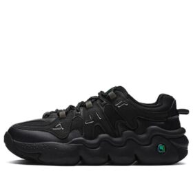 Panini Low Retro-Basketball-Sneaker „Black“