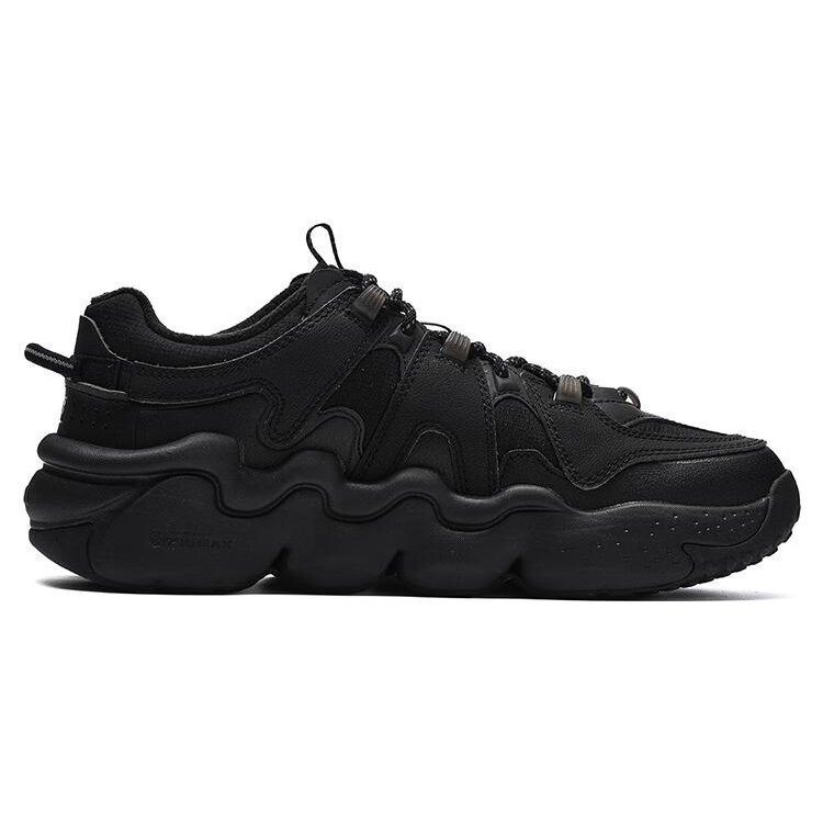 Panini Low Retro-Basketball-Sneaker „Black“