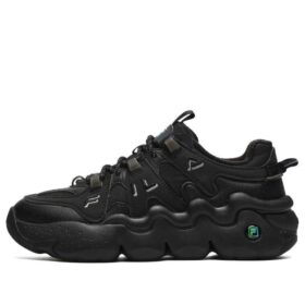 Panini We Velour Retro-Basketballschuhe „Schwarz“
