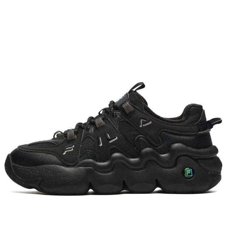 Panini We Velour Retro-Basketballschuhe „Schwarz“
