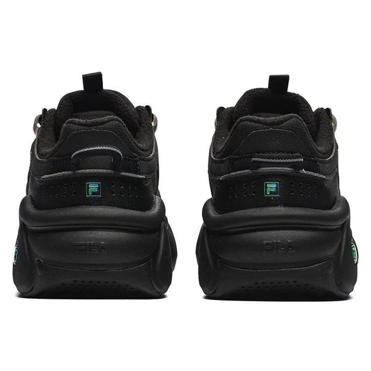 Panini We Velour Retro-Basketballschuhe „Schwarz“
