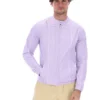 Pastell-Lila Terrinda Iconic Bikerjacke