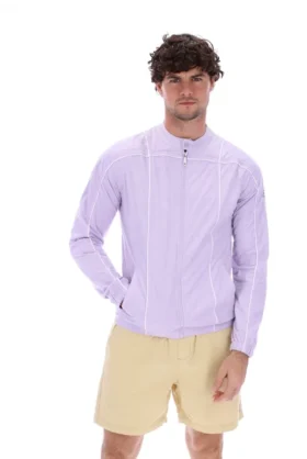 Pastell-Lila Terrinda Iconic Bikerjacke