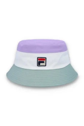 Pastellfarbener dreifarbiger Marco-Bucket-Hut