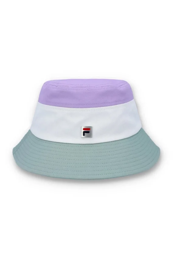Pastellfarbener dreifarbiger Marco-Bucket-Hut