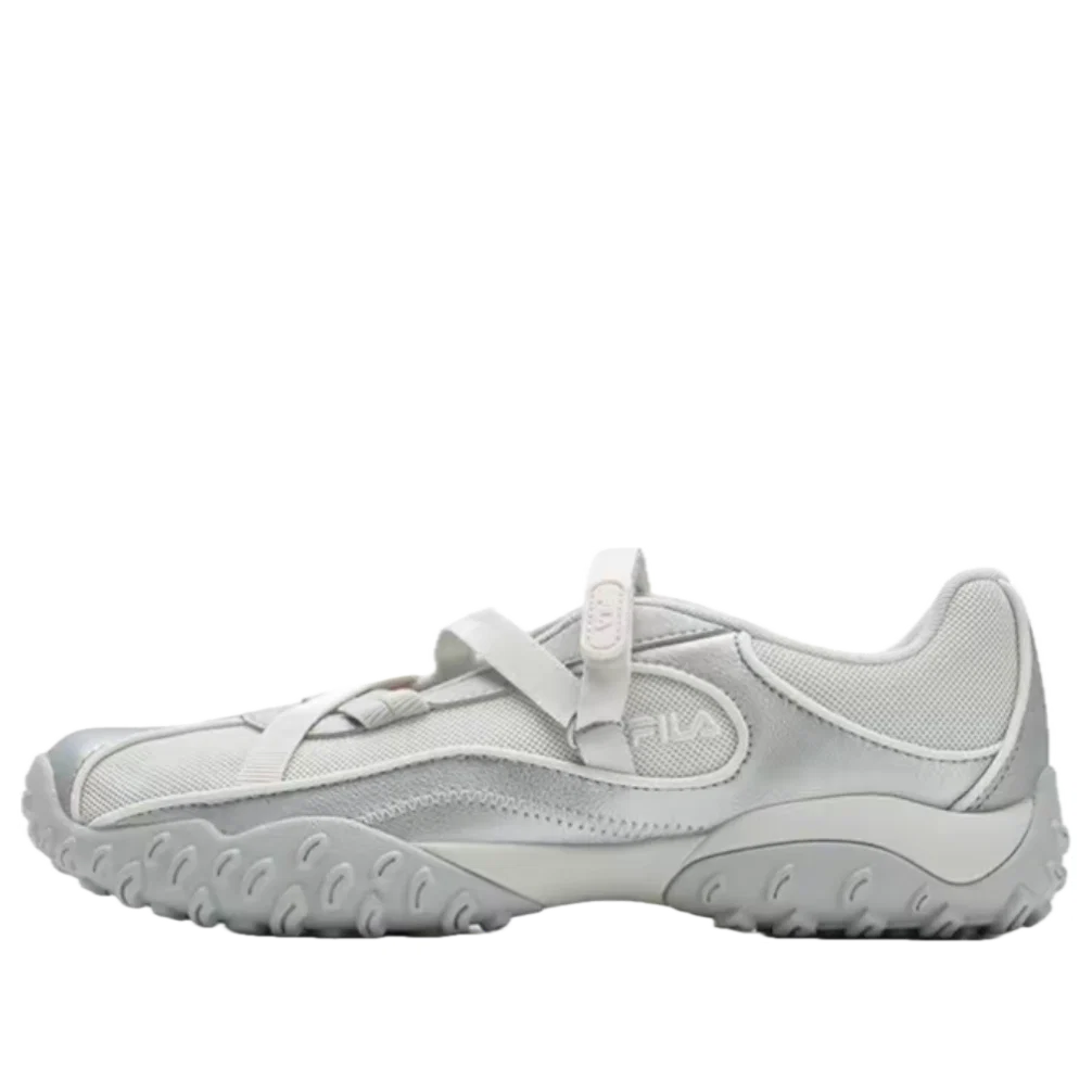 Pebble Sandalen „White Silver“