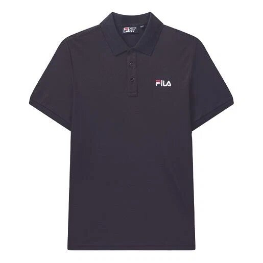 Polohemd mit Kurzarm und gesticktem Logo, blau
