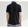 Polohemd mit Kurzarm und gesticktem Logo, blau
