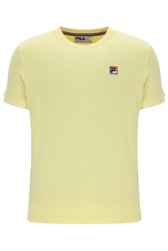 Popcorn Ash Micro Waffle Ringer T-Shirt