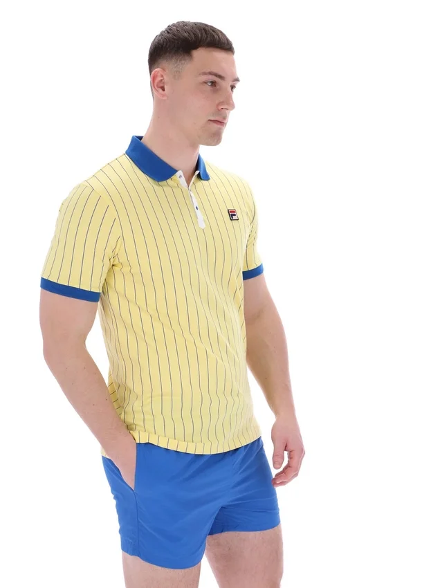 Popcorn BB1 Classic Vintage gestreiftes Polohemd
