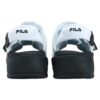 Puff-Sandalen „Weiß Schwarz“