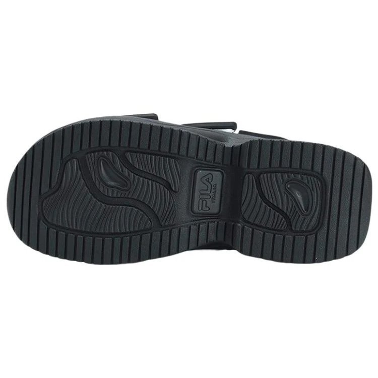 Puff-Sandalen „Weiß Schwarz“